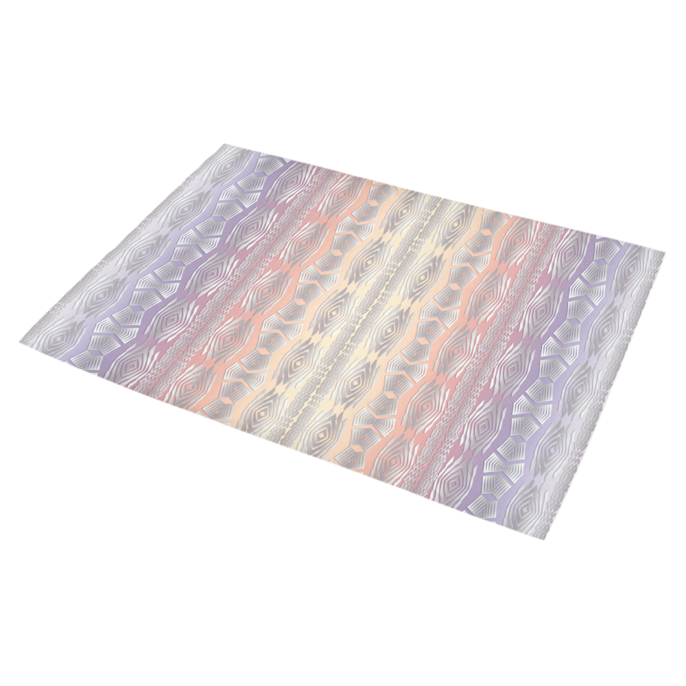ethnic gradient pattern. Azalea Doormat 30" x 18" (Sponge Material)