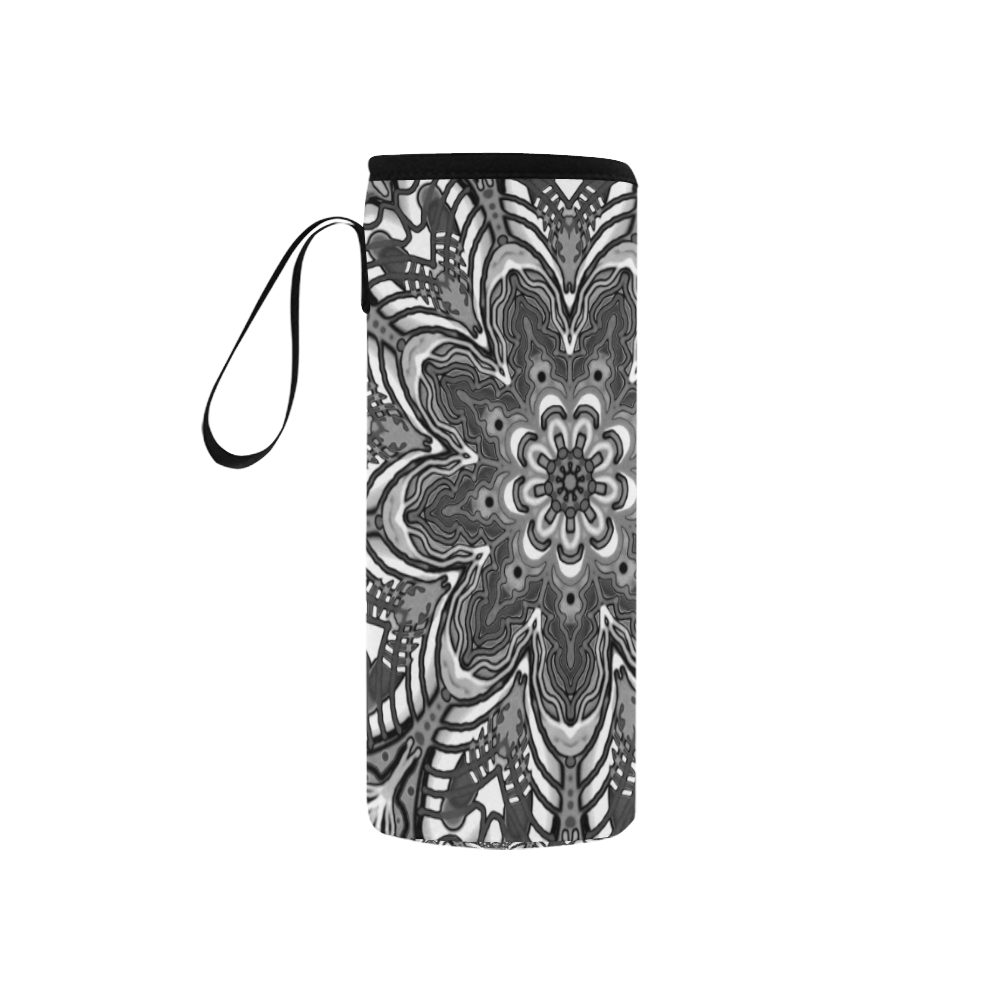 summer mandala 10 Neoprene Water Bottle Pouch/Small