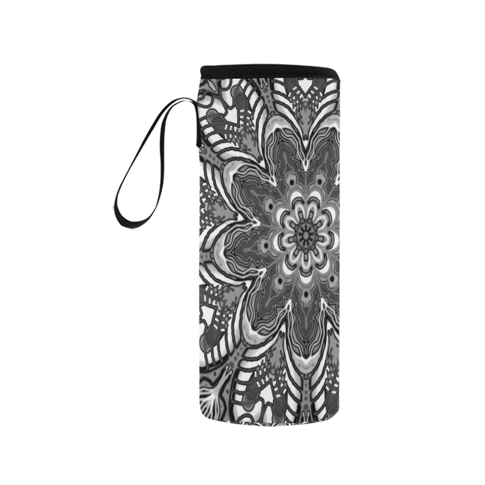 summer mandala 10 Neoprene Water Bottle Pouch/Medium