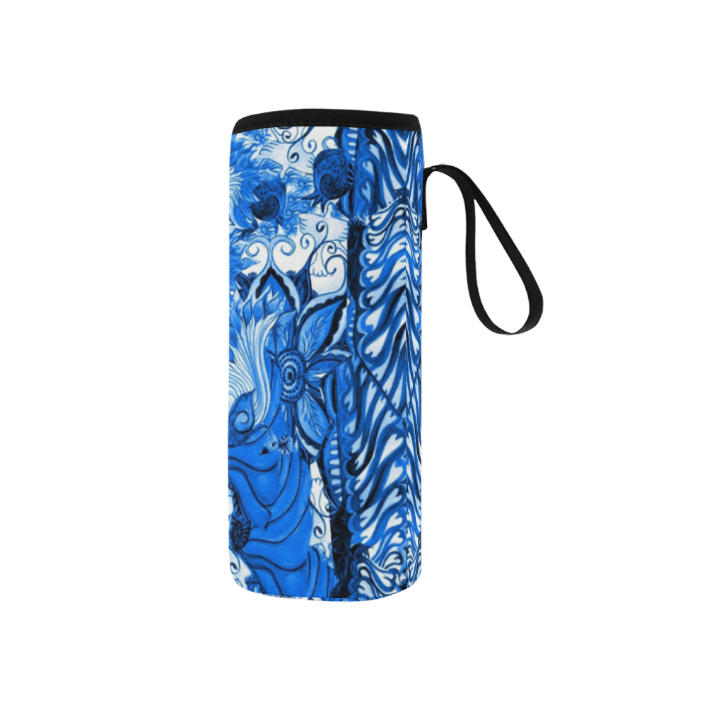 love and prosperity 5 v Neoprene Water Bottle Pouch/Small