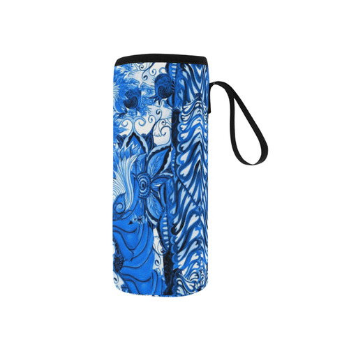 love and prosperity 5 v Neoprene Water Bottle Pouch/Small