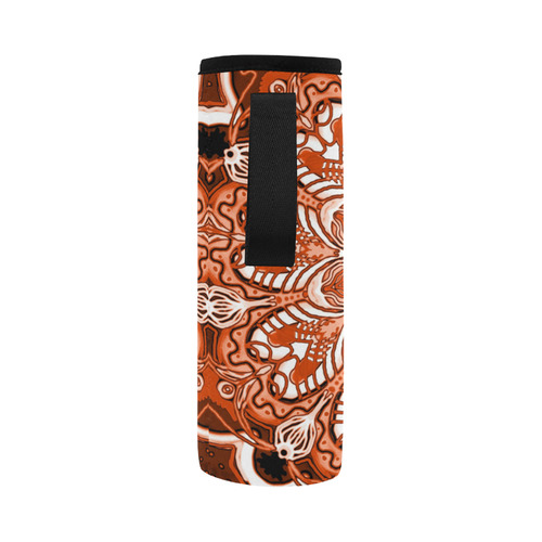 summer mandala 14 Neoprene Water Bottle Pouch/Large