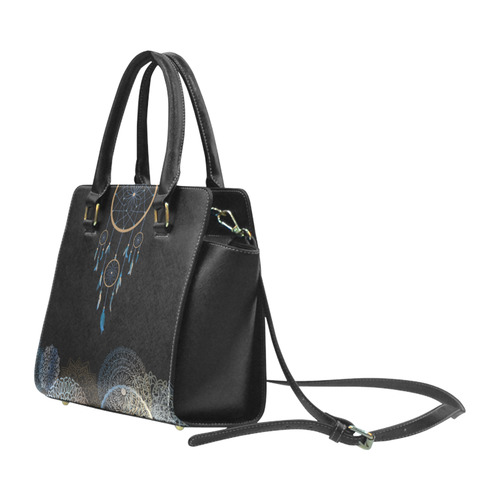 Dreamcatcher Rivet Shoulder Handbag (Model 1645)