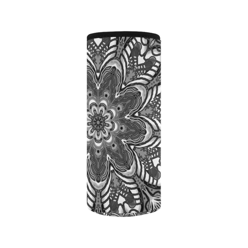 summer mandala 10 Neoprene Water Bottle Pouch/Medium