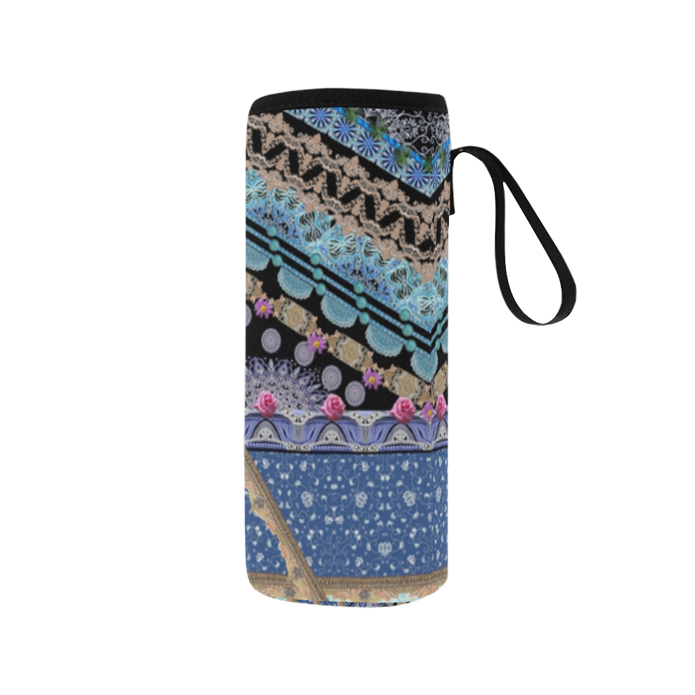 fresh variation v Neoprene Water Bottle Pouch/Medium