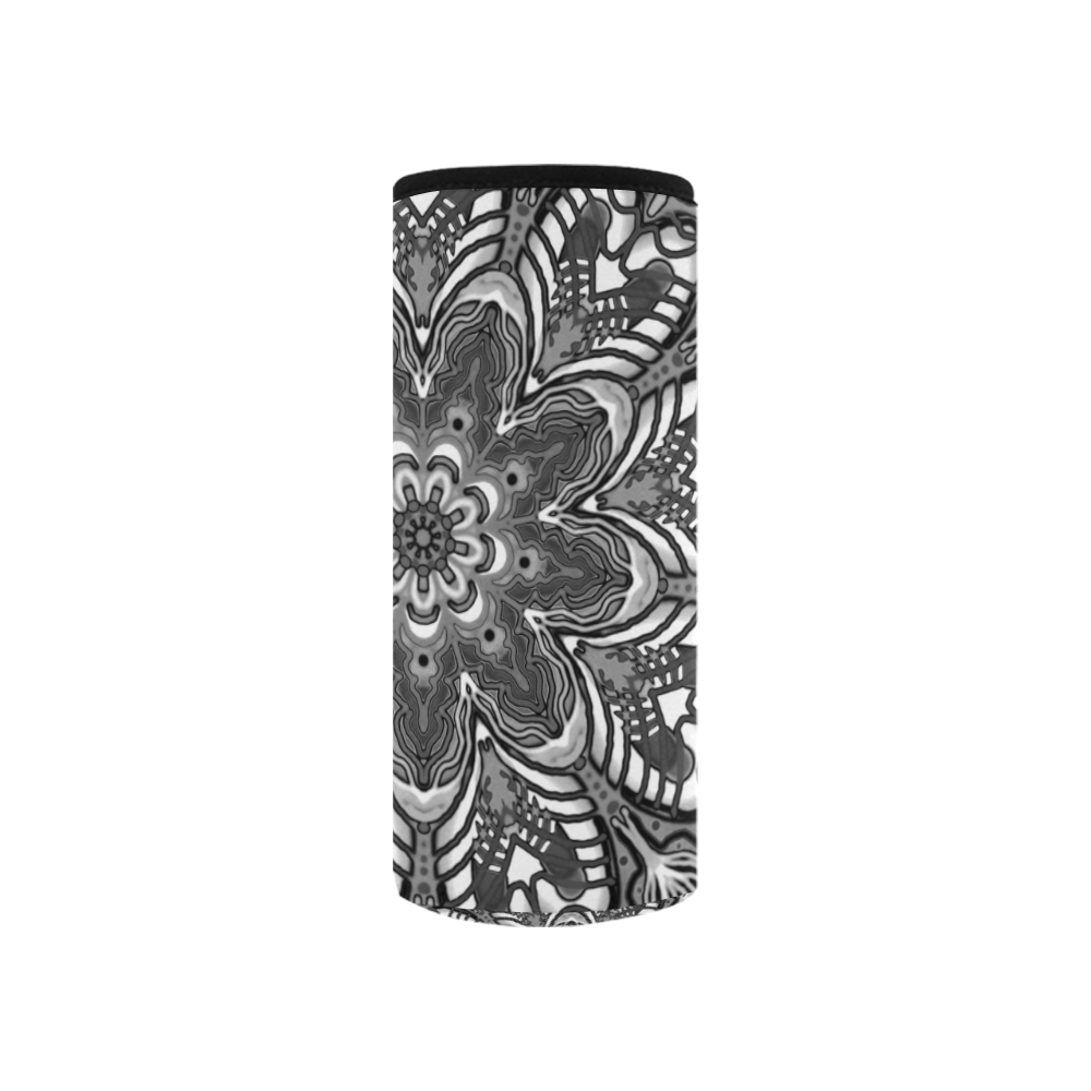 summer mandala 10 Neoprene Water Bottle Pouch/Small