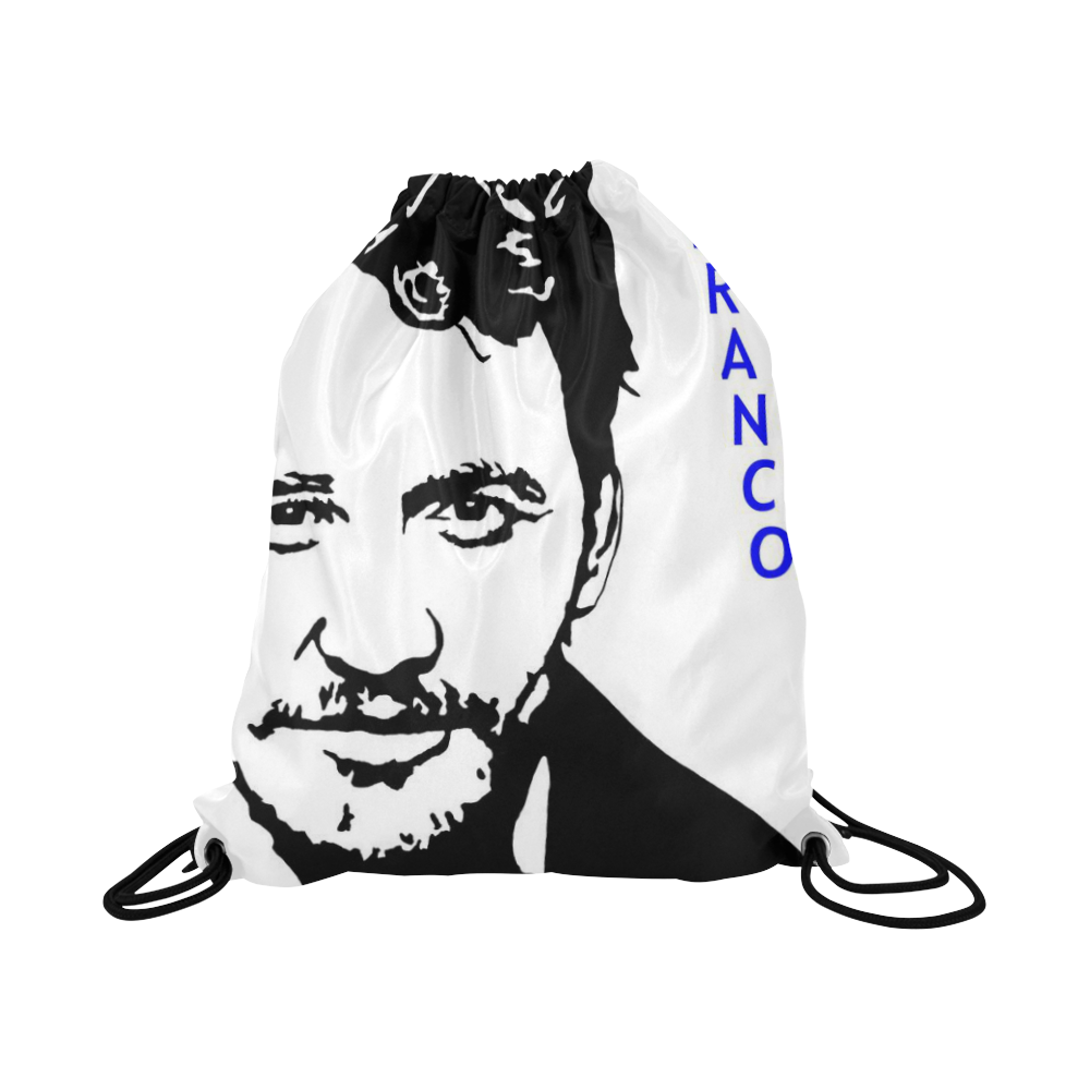 JAMES FRANCO Large Drawstring Bag Model 1604 (Twin Sides)  16.5"(W) * 19.3"(H)