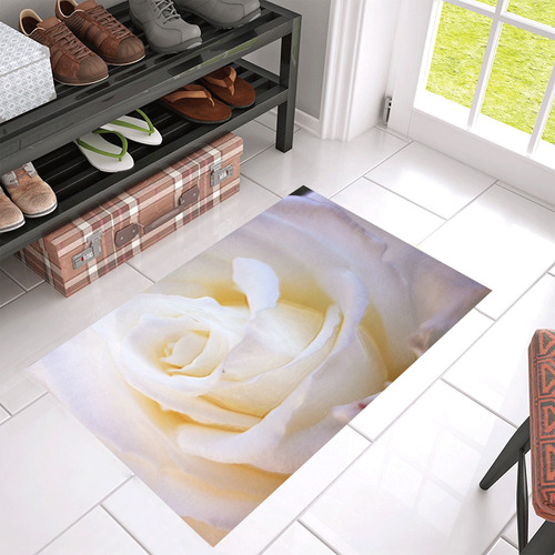 Yellow rose Azalea Doormat 30" x 18" (Sponge Material)