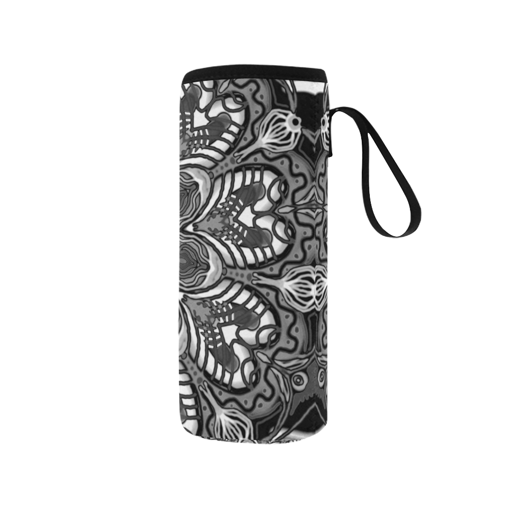 summer mandala 10 Neoprene Water Bottle Pouch/Medium