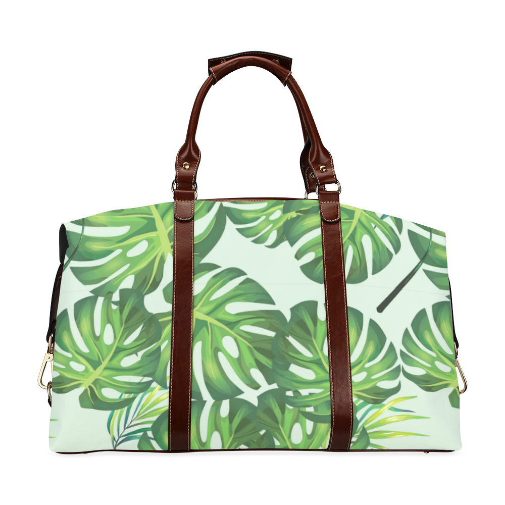 Tropical White Classic Travel Bag (Model 1643) Remake