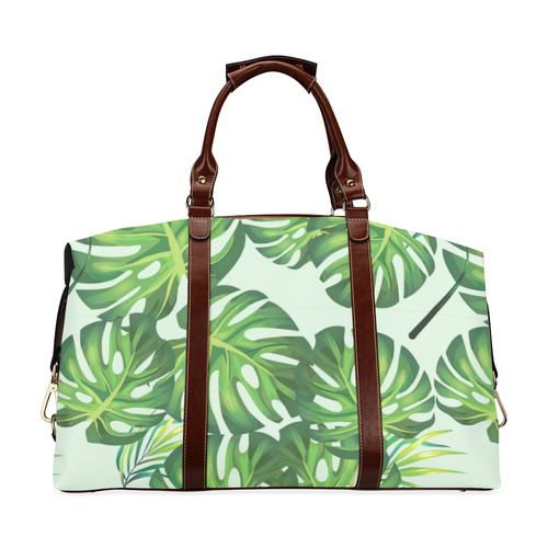 Tropical White Classic Travel Bag (Model 1643) Remake