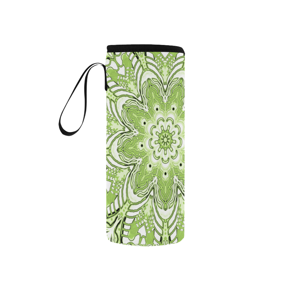 summer mandala 16 Neoprene Water Bottle Pouch/Small