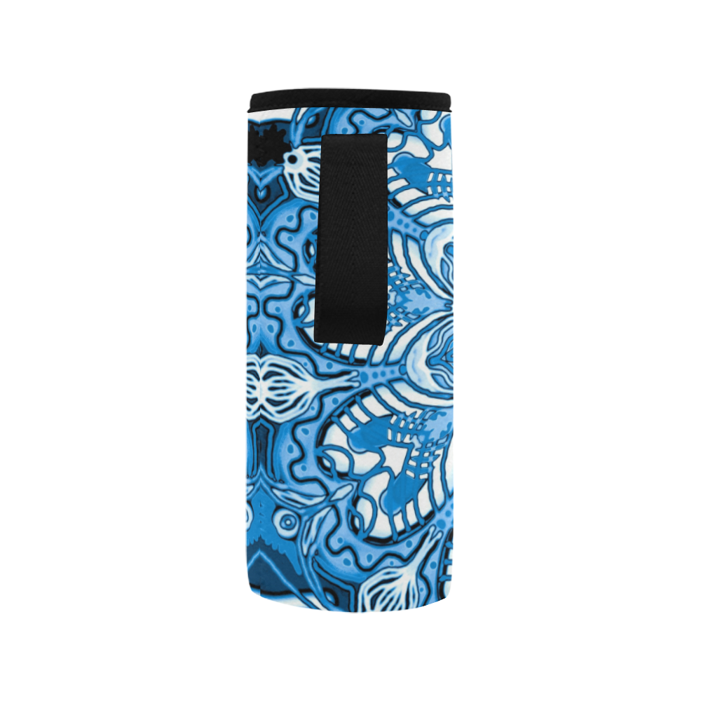 summer mandala 12 Neoprene Water Bottle Pouch/Medium