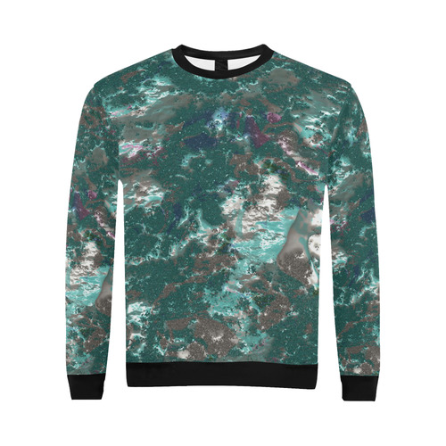 fantasy planet surface 6 by JamColors All Over Print Crewneck Sweatshirt for Men/Large (Model H18)