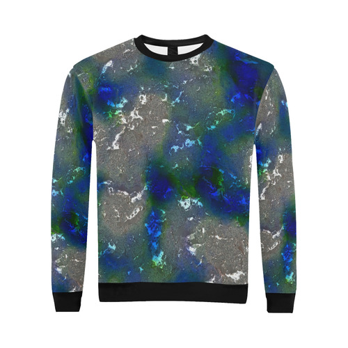 fantasy planet surface 3 by JamColors All Over Print Crewneck Sweatshirt for Men (Model H18)