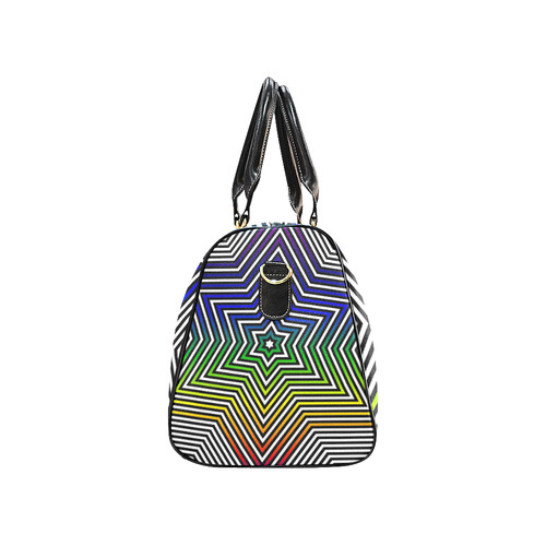 Handbag Colorful Rainbow Star Pattern by Tell3People New Waterproof Travel Bag/Large (Model 1639)