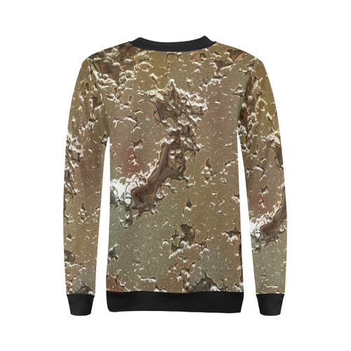 fantasy planet surface 2 by JamColors All Over Print Crewneck Sweatshirt for Women (Model H18)