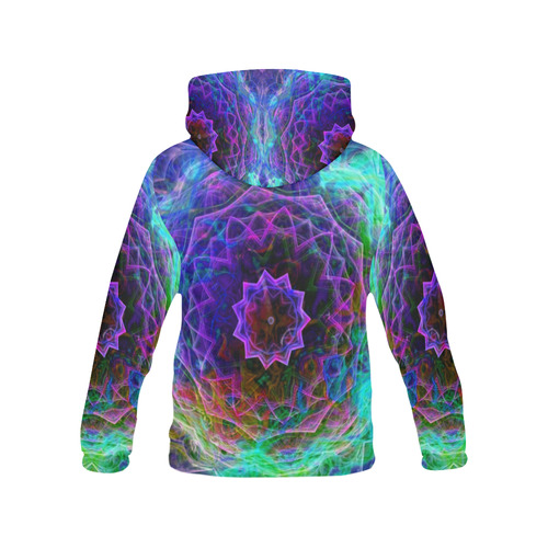 Cosmic Flower 2 All Over Print Hoodie for Women (USA Size) (Model H13)
