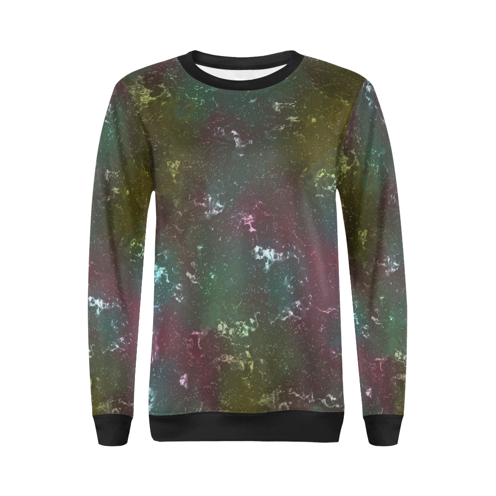 fantasy planet surface 4 by JamColors All Over Print Crewneck Sweatshirt for Women (Model H18)