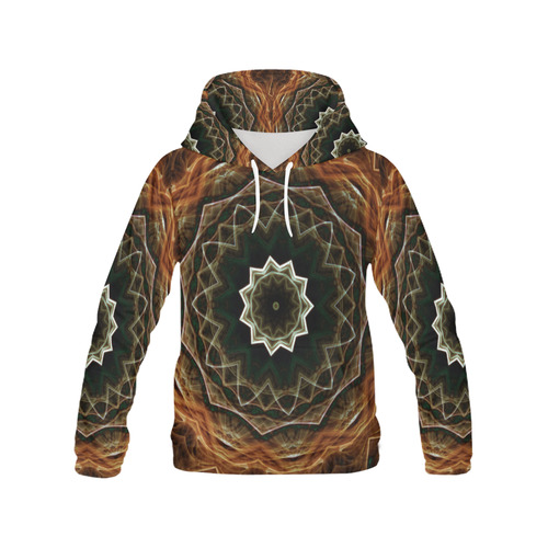 Cosmic Flower 4 All Over Print Hoodie for Women (USA Size) (Model H13)