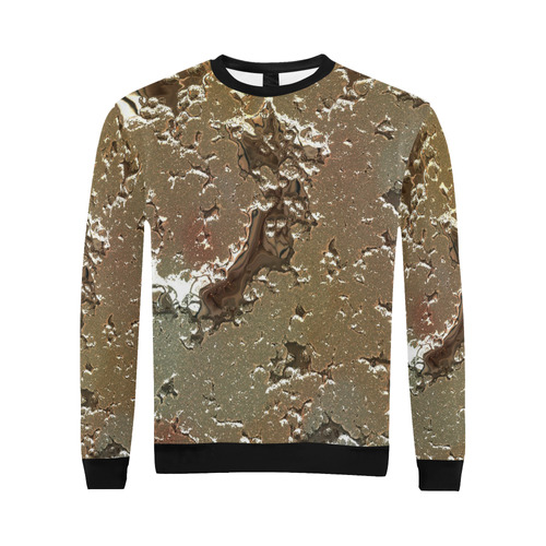 fantasy planet surface 2 by JamColors All Over Print Crewneck Sweatshirt for Men (Model H18)