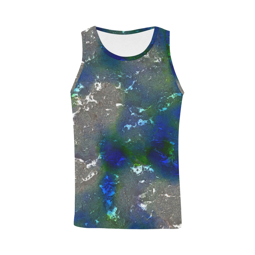 fantasy planet surface 3 by JamColors All Over Print Tank Top for Men (Model T43)