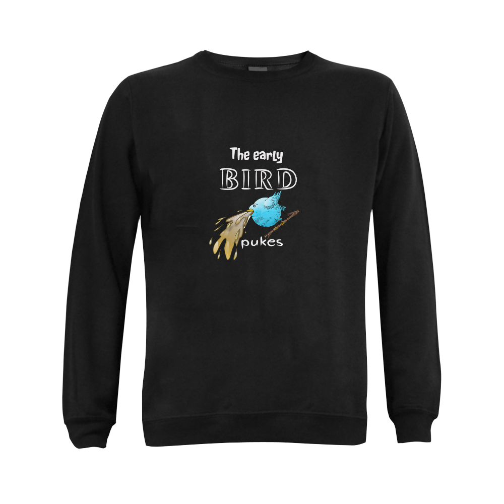 Puking Bird Gildan Crewneck Sweatshirt(NEW) (Model H01)