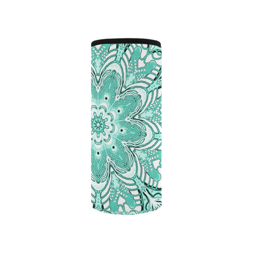 summer mandala 17 Neoprene Water Bottle Pouch/Small