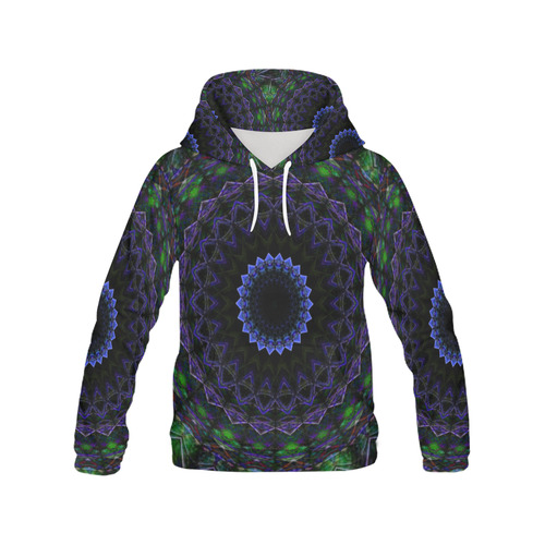 Cosmic Flower 8 All Over Print Hoodie for Women (USA Size) (Model H13)