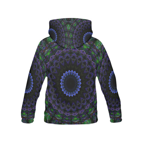 Cosmic Flower 8 All Over Print Hoodie for Women (USA Size) (Model H13)