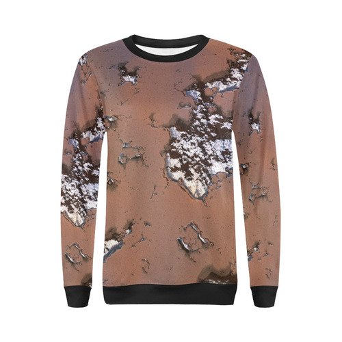 fantasy planet surface 1 by JamColors All Over Print Crewneck Sweatshirt for Women (Model H18)