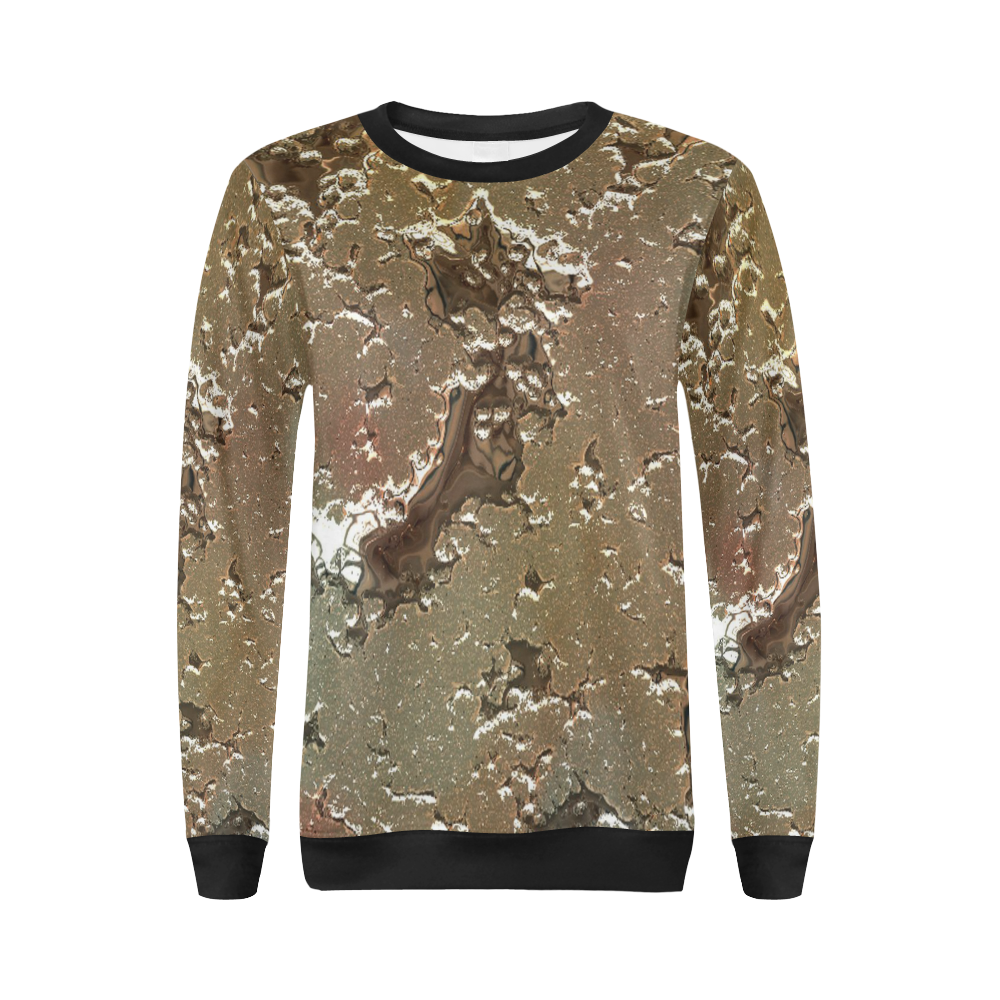 fantasy planet surface 2 by JamColors All Over Print Crewneck Sweatshirt for Women (Model H18)