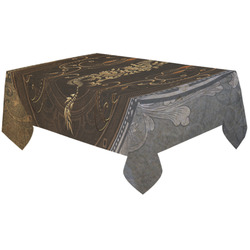 wonderful golden chinese dragon Cotton Linen Tablecloth 60"x120"