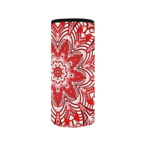 summer mandala 15 Neoprene Water Bottle Pouch/Medium