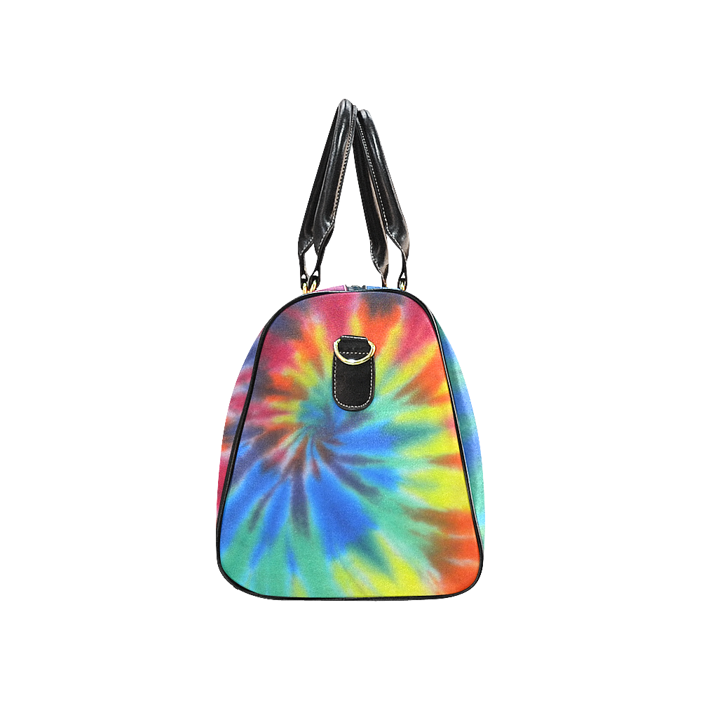 Handbag Tie Dye Rainbow Multi-colored by Tell3People New Waterproof Travel Bag/Large (Model 1639)