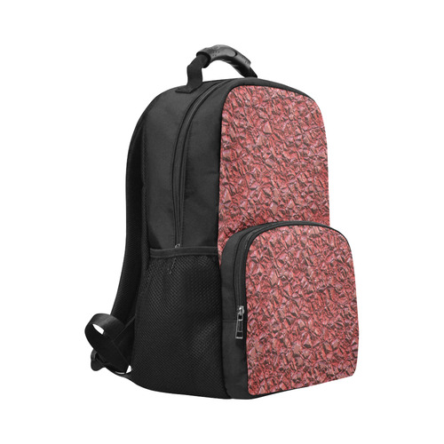 jagged stone red by JamColors Unisex Laptop Backpack (Model 1663)