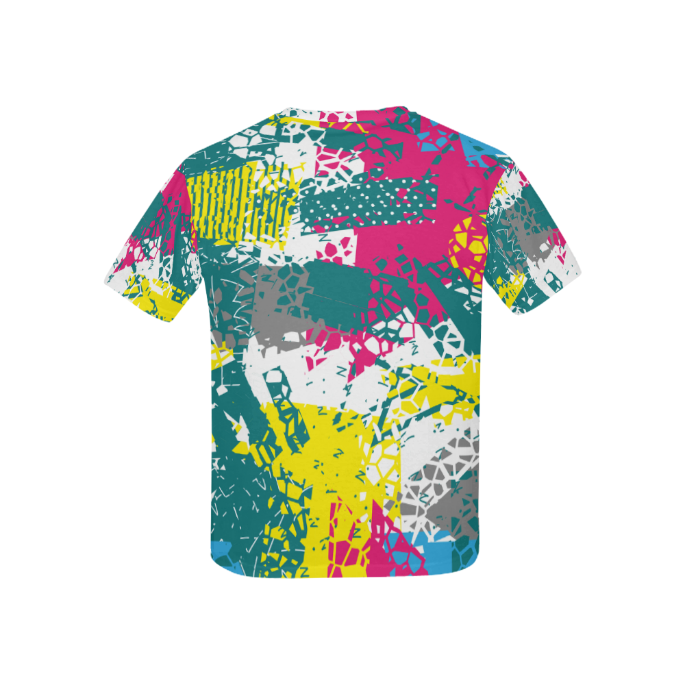 Cracked shapes Kids' All Over Print T-shirt (USA Size) (Model T40)