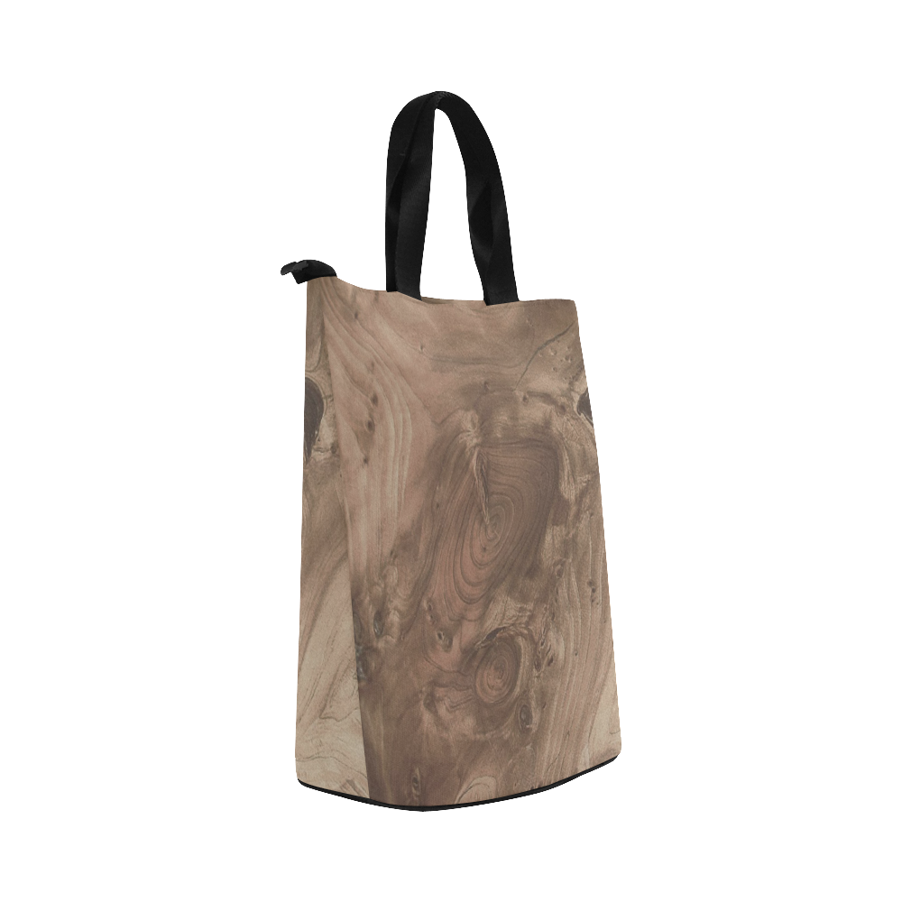 fantastic wood grain soft Nylon Lunch Tote Bag (Model 1670)