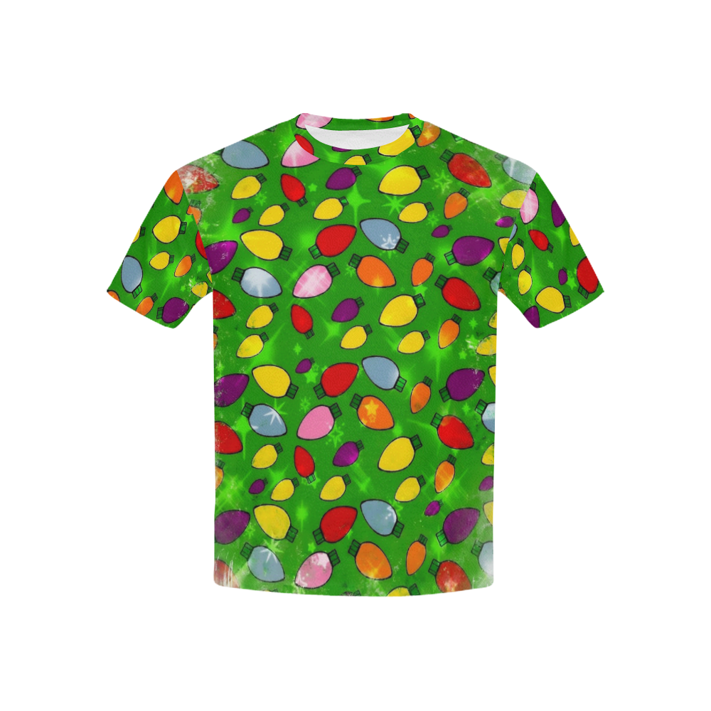 Christmas Bulb Popart by Nico Bielow Kids' All Over Print T-shirt (USA Size) (Model T40)