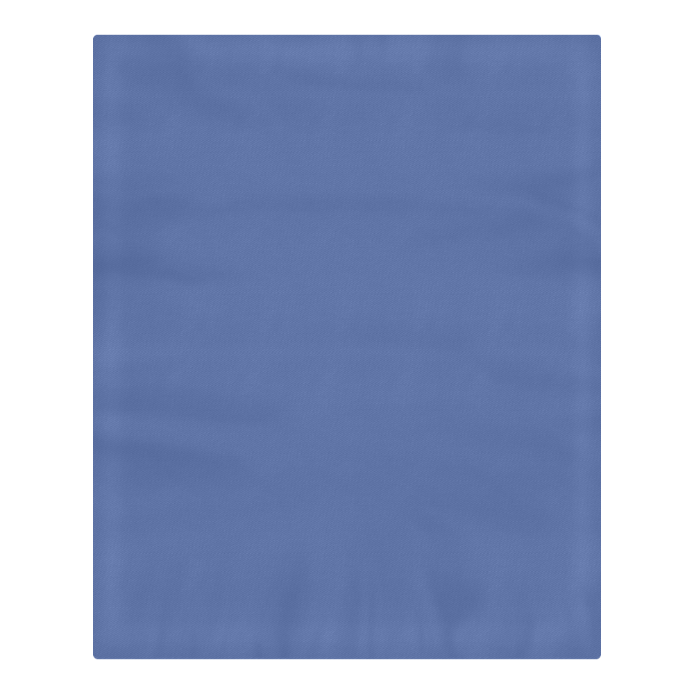 Designer Color Solid Wedgewood Blue 3-Piece Bedding Set