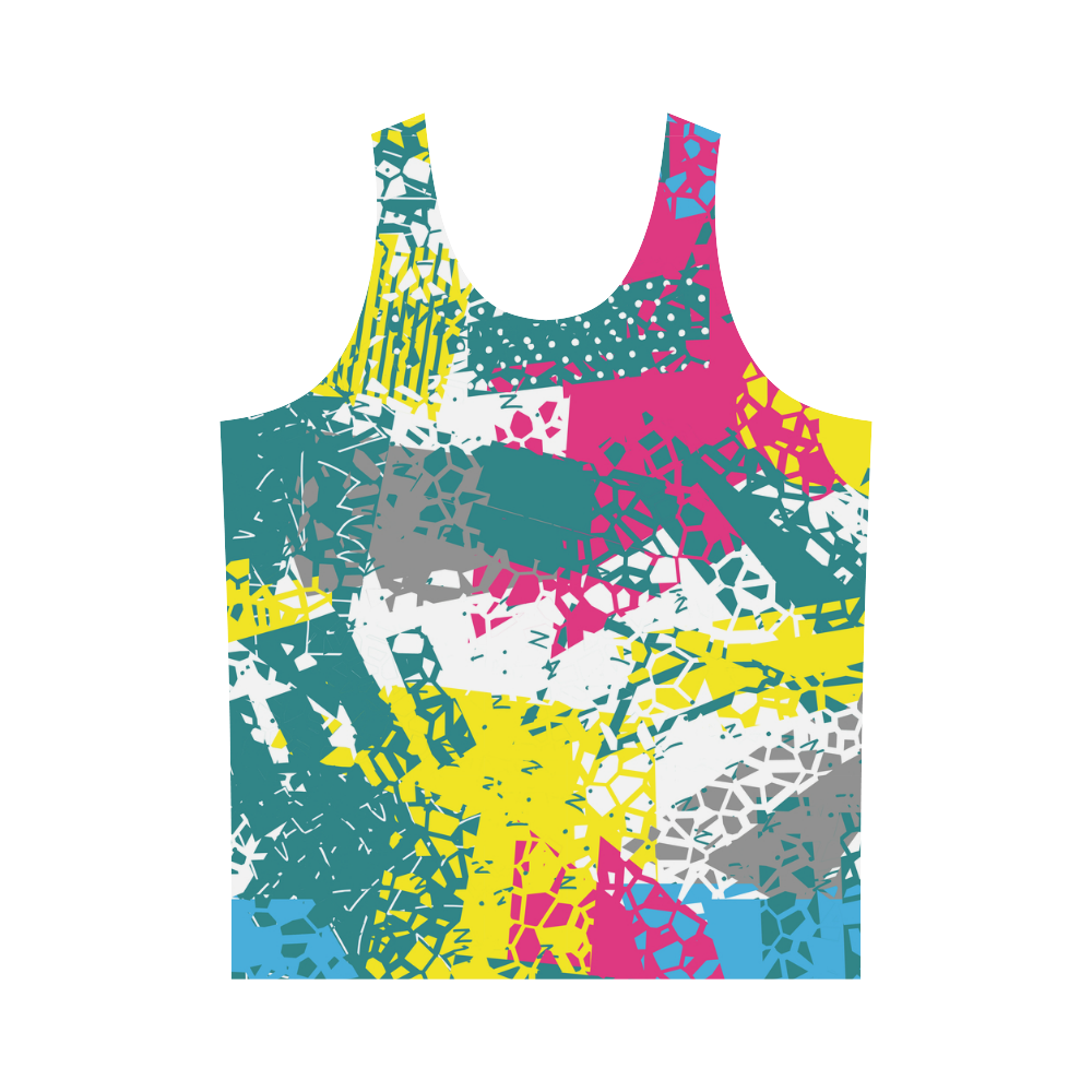 Cracked shapes All Over Print Tank Top for Men (Model T43)