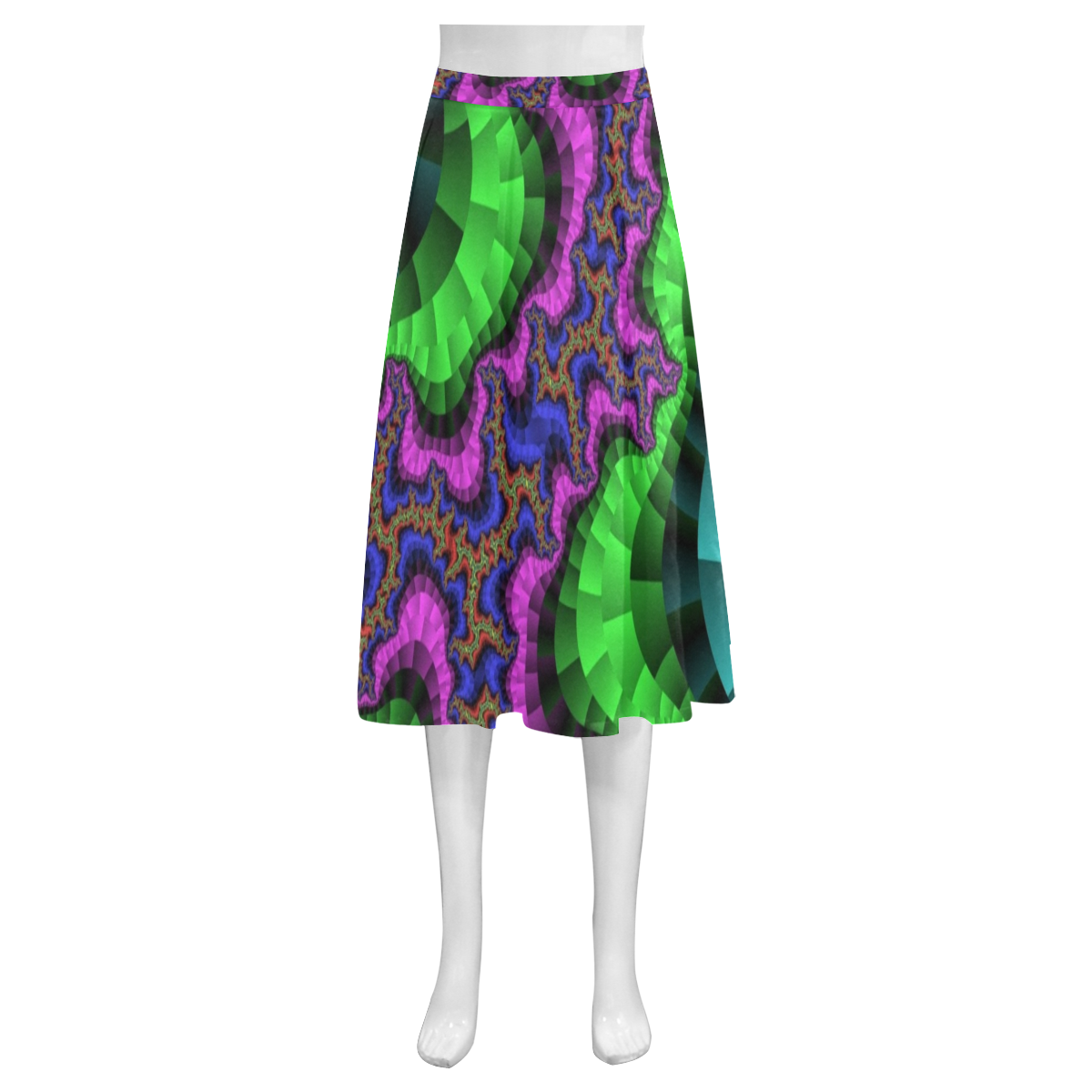 Rainforest Gear Mnemosyne Women's Crepe Skirt (Model D16)