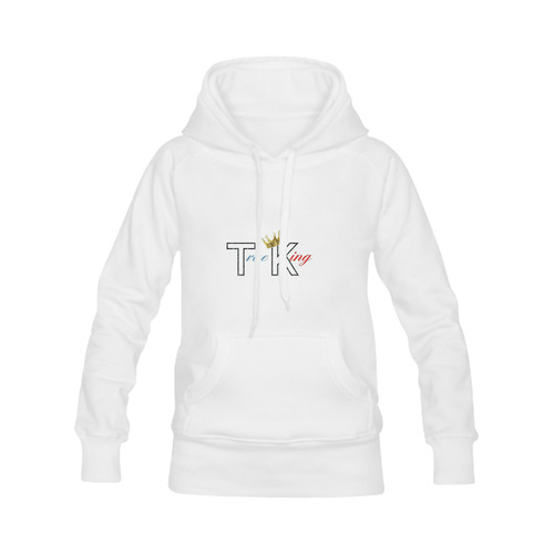 TK White Hoodie Men's Classic Hoodie (Remake) (Model H10)