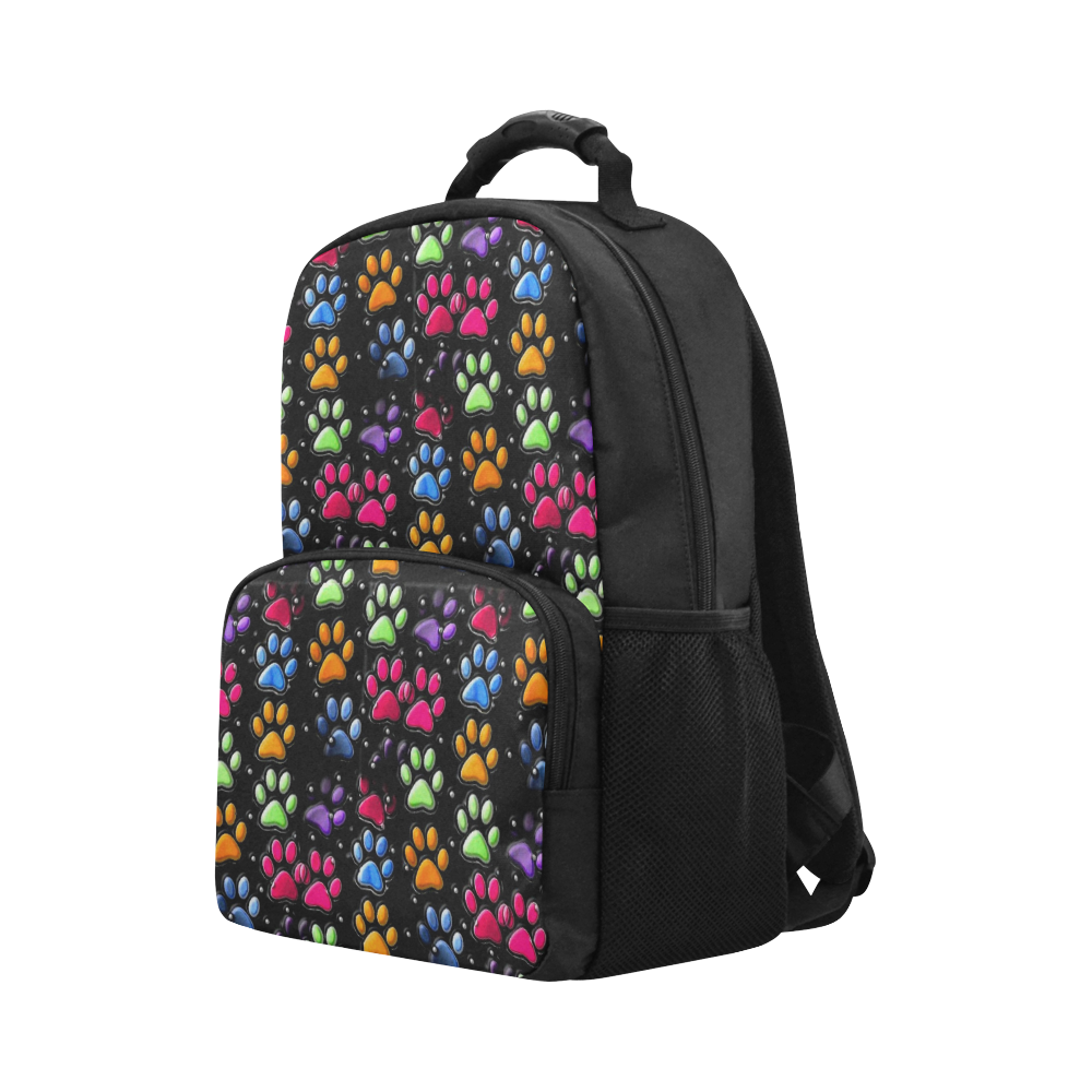 Paws Popart by Nico Bielow Unisex Laptop Backpack (Model 1663)