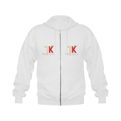 TK Zipper Hoodie Gildan Full Zip Hooded Sweatshirt (Model H02)