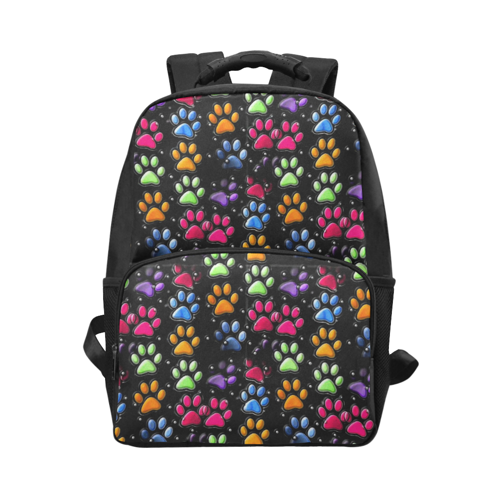 Paws Popart by Nico Bielow Unisex Laptop Backpack (Model 1663)