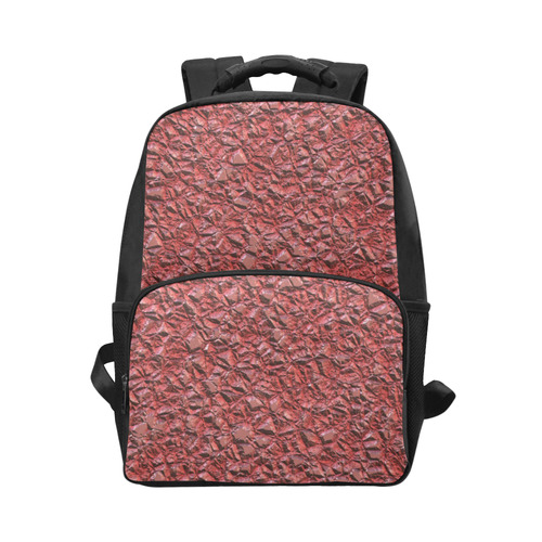 jagged stone red by JamColors Unisex Laptop Backpack (Model 1663)