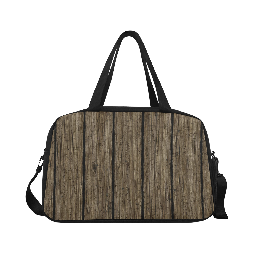 wooden planks Fitness Handbag (Model 1671)