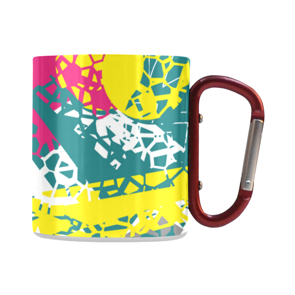 Cracked shapes Classic Insulated Mug(10.3OZ)