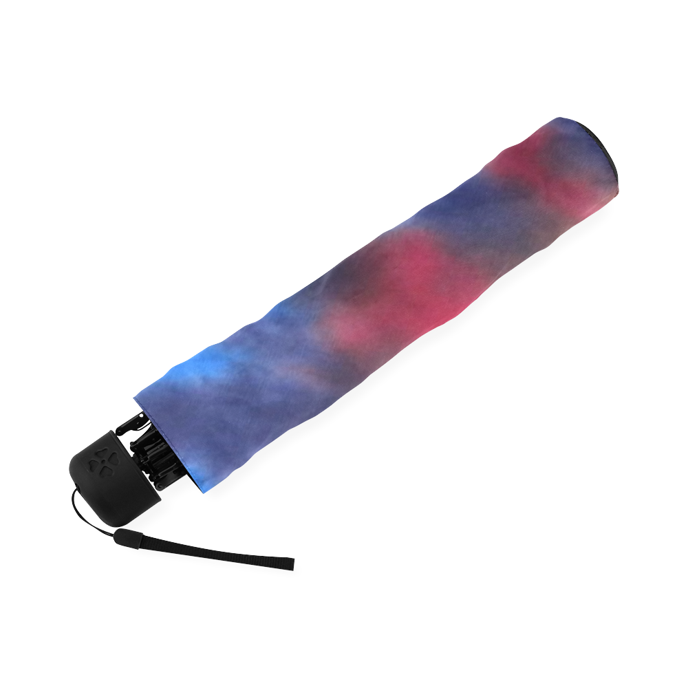 Umbrella Tie Dye Mult-Colored Rainbow Pattern by Tell3People Foldable Umbrella (Model U01)